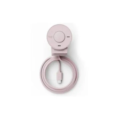Logitech Brio 300 1080P Usb-C Webcam With Privacy Shutter - Rose